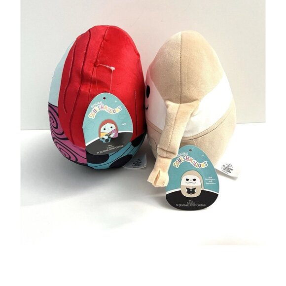 Squishmallows 8" Nightmare Before Christmas Sally with Potions + Jack In Pajamas - Picture 4 of 11